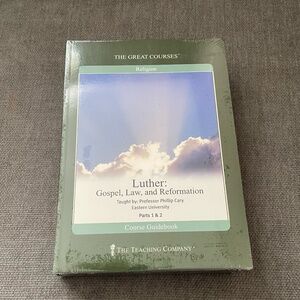 Great‎ Courses Luther: Gospel, Law & Reformation DVD + Guidebook New SEALED